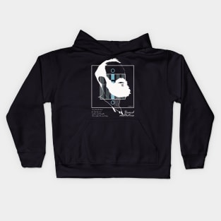 Beard aesthetics version 6 Kids Hoodie